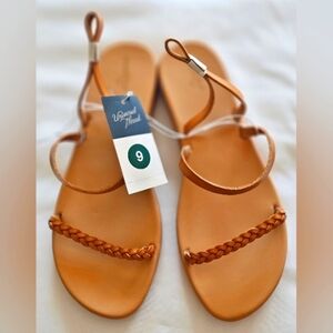 🆕Universal Thread Tommie Tan Braided Sandals Size 9 NWT NIB